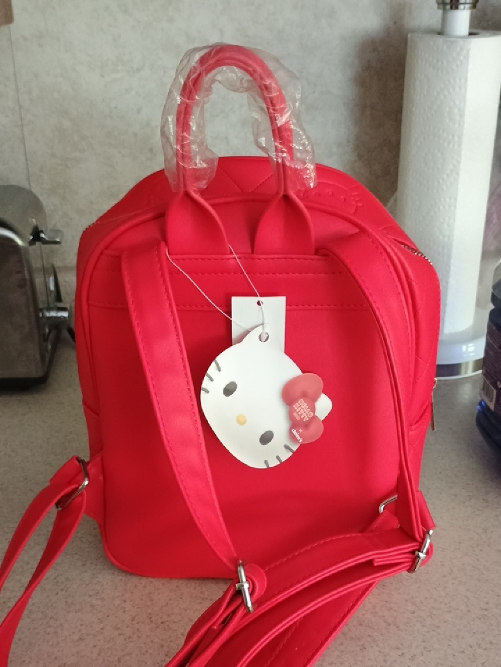 Hello Kitty Bright Red Mini Backpack for Women